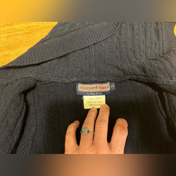 Vineyard Vine Navy Blue! (I promise) wool sweater - Picture 5 of 5